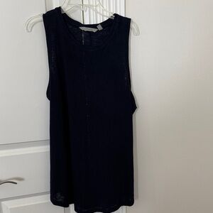 Athleta Breezy tank Navy Large
